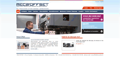 Desktop Screenshot of mecaoffset.com
